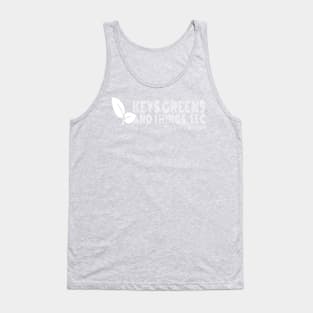 Keys Greens and Things white desgin Tank Top